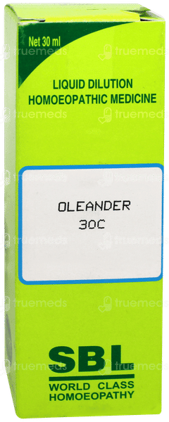 Sbl Oleander 30c Dilution 30ml