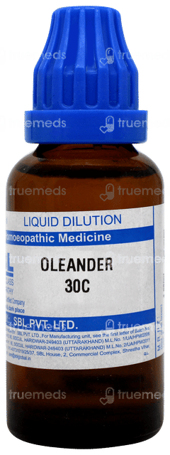 Sbl Oleander 30c Dilution 30ml