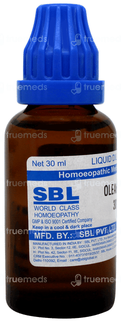 Sbl Oleander 30c Dilution 30ml