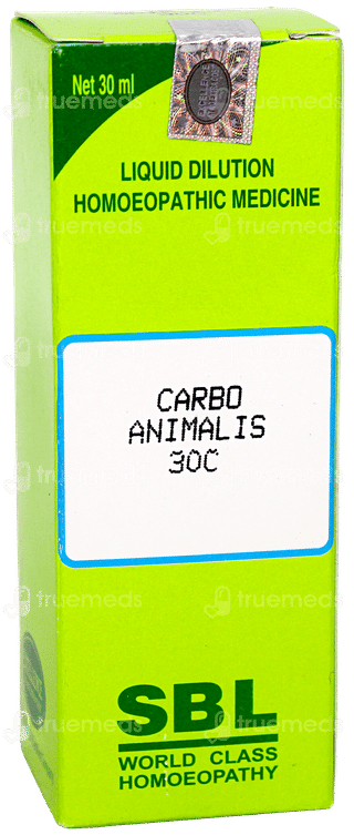 Sbl Carbo Animalis 30C Dilution 30Ml