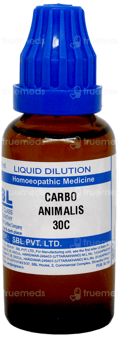 Sbl Carbo Animalis 30C Dilution 30Ml