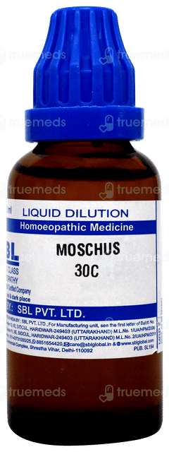 Sbl Moschus 30 C Dilution 30 ML