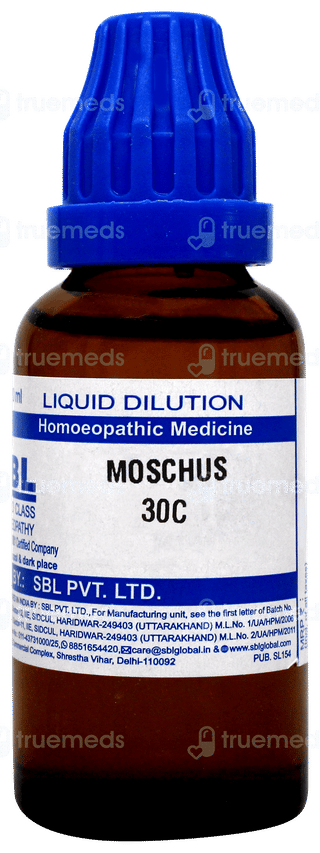 Sbl Moschus 30 C Dilution 30 ML