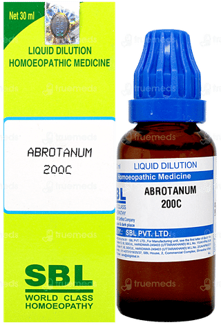 Sbl Abrotanum 200c Dilution 30ml