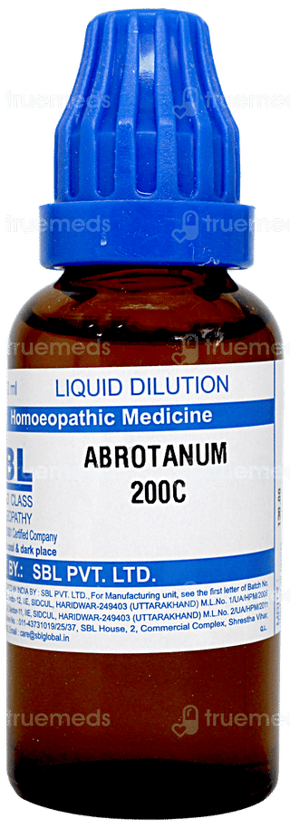 Sbl Abrotanum 200c Dilution 30ml