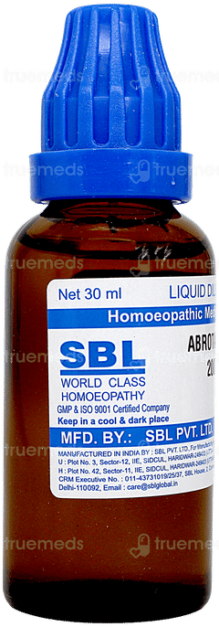 Sbl Abrotanum 200c Dilution 30ml