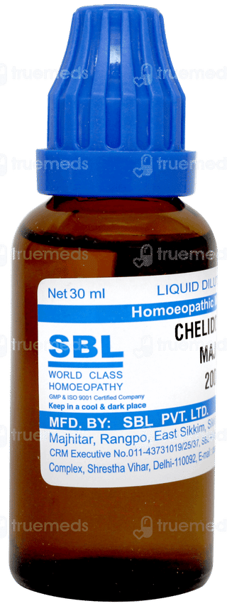 Sbl Chelidonium Majus 200c Dilution 30ml