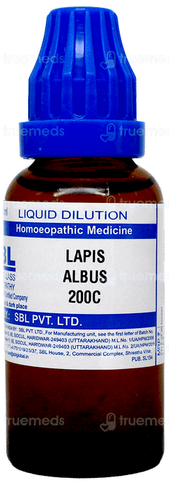 Sbl Lapis Albus 200C Dilution 30Ml