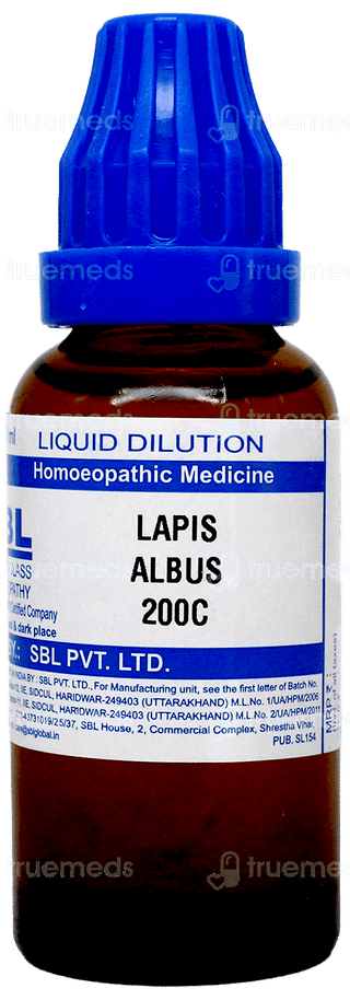 Sbl Lapis Albus 200C Dilution 30Ml
