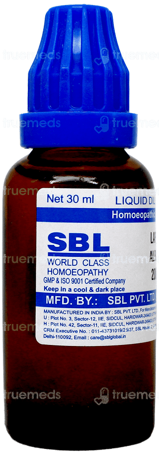 Sbl Lapis Albus 200C Dilution 30Ml