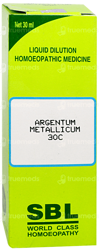 Sbl Argentum Metallicum 30 C Dilution 30 ML