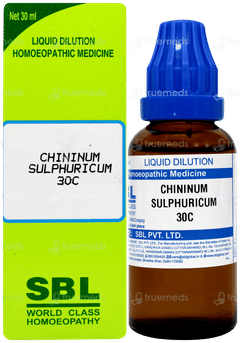 Sbl Chininum Sulphuricum 30 C Dilution 30 ML