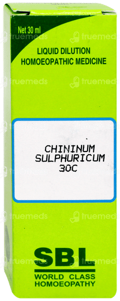 Sbl Chininum Sulphuricum 30 C Dilution 30 ML