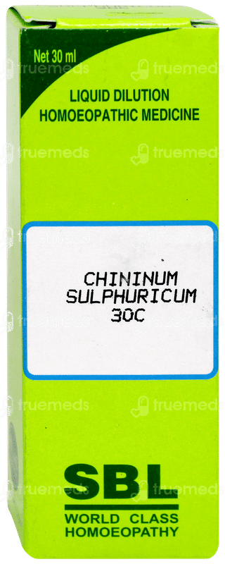 Sbl Chininum Sulphuricum 30 C Dilution 30 ML