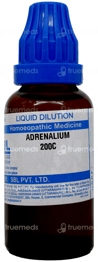 Sbl Adrenalinum 200 C Dilution 30 ML