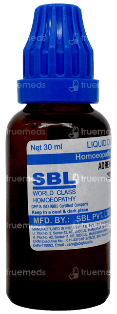 Sbl Adrenalinum 200 C Dilution 30 ML