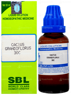 Sbl Cactus Grandiflorus 30c Dilution 30ml