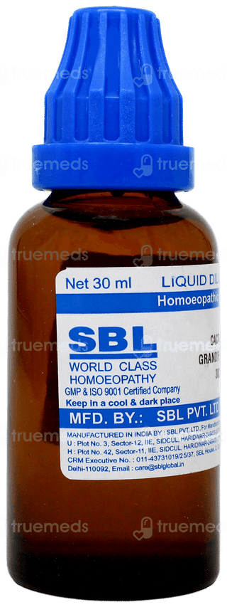 Sbl Cactus Grandiflorus 30c Dilution 30ml