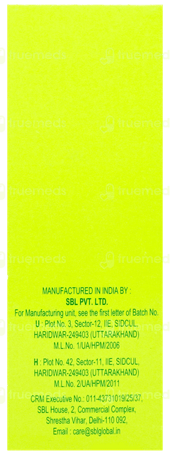 Sbl Berberis Vulgaris 200 C Dilution 30 ML