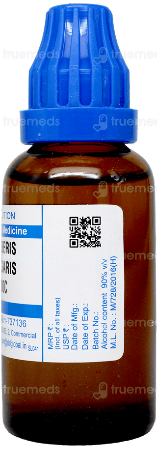 Sbl Berberis Vulgaris 200 C Dilution 30 ML