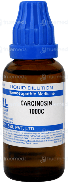 Sbl Carcinosin 1000c Dilution 30ml