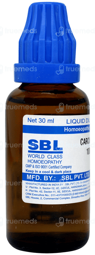 Sbl Carcinosin 1000c Dilution 30ml