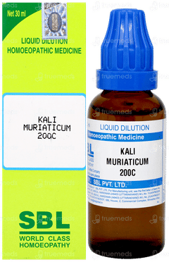 Sbl Kali Muriaticum 200c Dilution 30ml