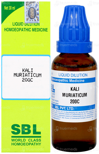 Sbl Kali Muriaticum 200c Dilution 30ml