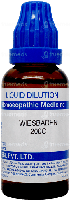 Sbl Wiesbaden 200 C Dilution 30 ML Sbl Wiesbaden 200 C Dilution 30 ML