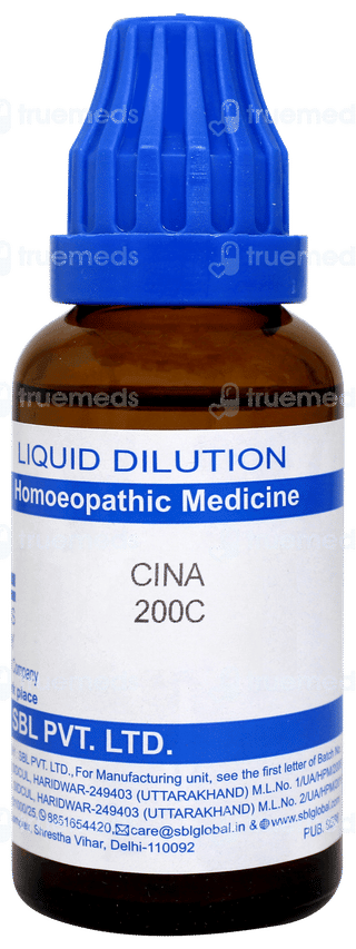 Sbl Cina 200c Dilution 30ml