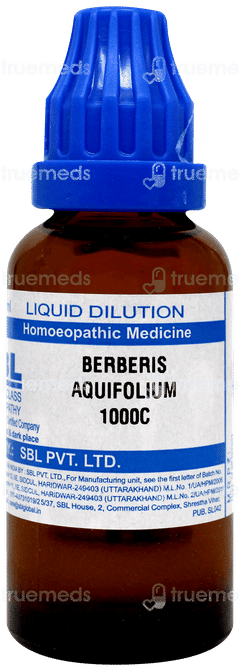 Sbl Berberis Aquifolium 1000c Dilution 30ml