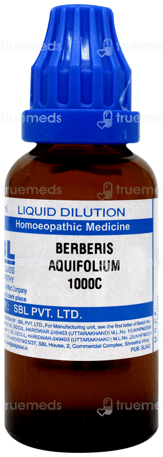 Sbl Berberis Aquifolium 1000c Dilution 30ml