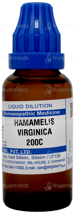 Sbl Hamamelis Virginica 200c Dilution 30ml