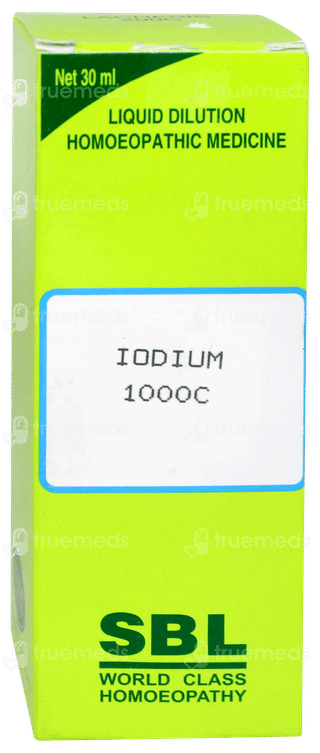 Sbl Iodium 1000c Dilution 30ml