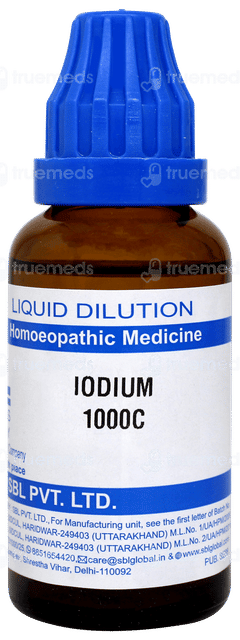 Sbl Iodium 1000c Dilution 30ml