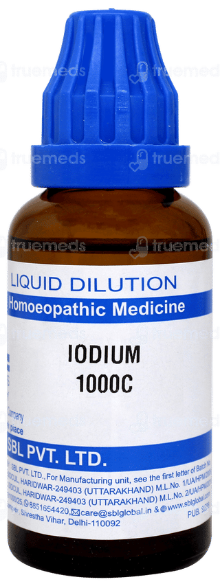 Sbl Iodium 1000c Dilution 30ml