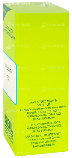 Sbl Mercurius Solubilis 30c Dilution 30ml