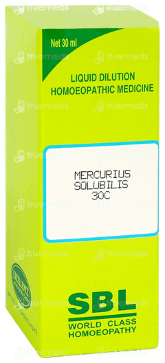 Sbl Mercurius Solubilis 30c Dilution 30ml