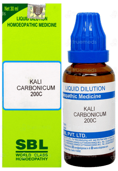 Sbl Kali Carbonicum 200c Dilution 30ml