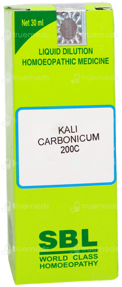 Sbl Kali Carbonicum 200c Dilution 30ml