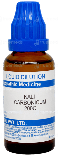 Sbl Kali Carbonicum 200c Dilution 30ml
