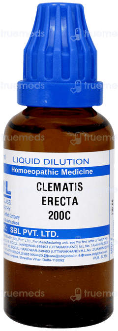 Sbl Clematis Erecta 200c Dilution 30ml