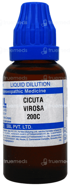 Sbl Cicuta Virosa 200c Dilution 30ml
