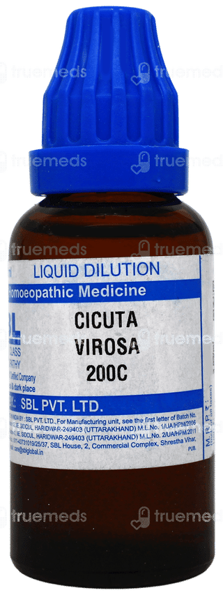 Sbl Cicuta Virosa 200c Dilution 30ml