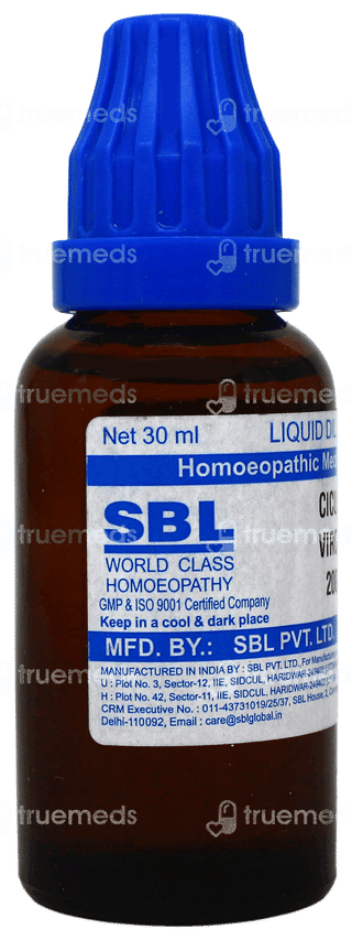 Sbl Cicuta Virosa 200c Dilution 30ml