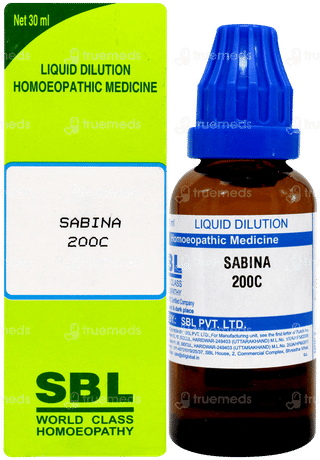 Sbl Sabina 200c Dilution 30ml