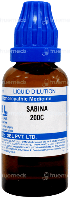 Sbl Sabina 200c Dilution 30ml