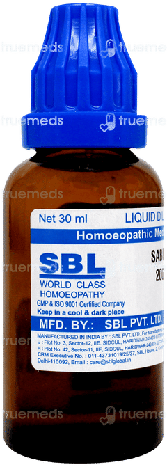 Sbl Sabina 200c Dilution 30ml