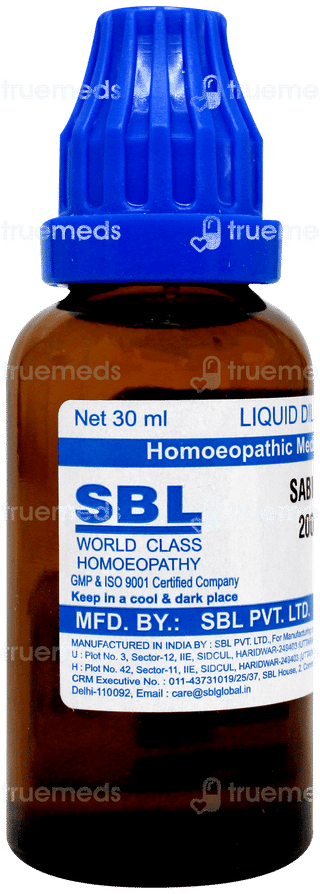 Sbl Sabina 200c Dilution 30ml