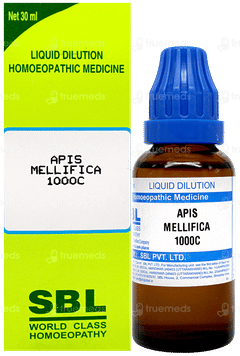 Sbl Apis Mellifica 1000c Dilution 30ml Sbl Apis Mellifica 1000c Dilution 30ml